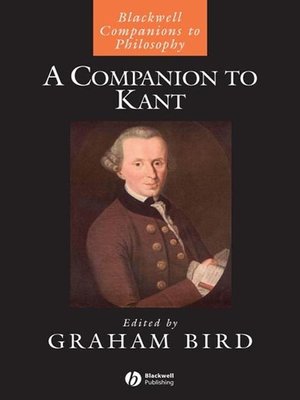 cover image of A Companion to Kant
